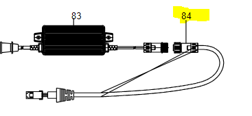59002879  Kabelsatz Zuleitung Netzteil zu Station